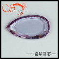 lavender pear cut cubic zirconia stone for pendant